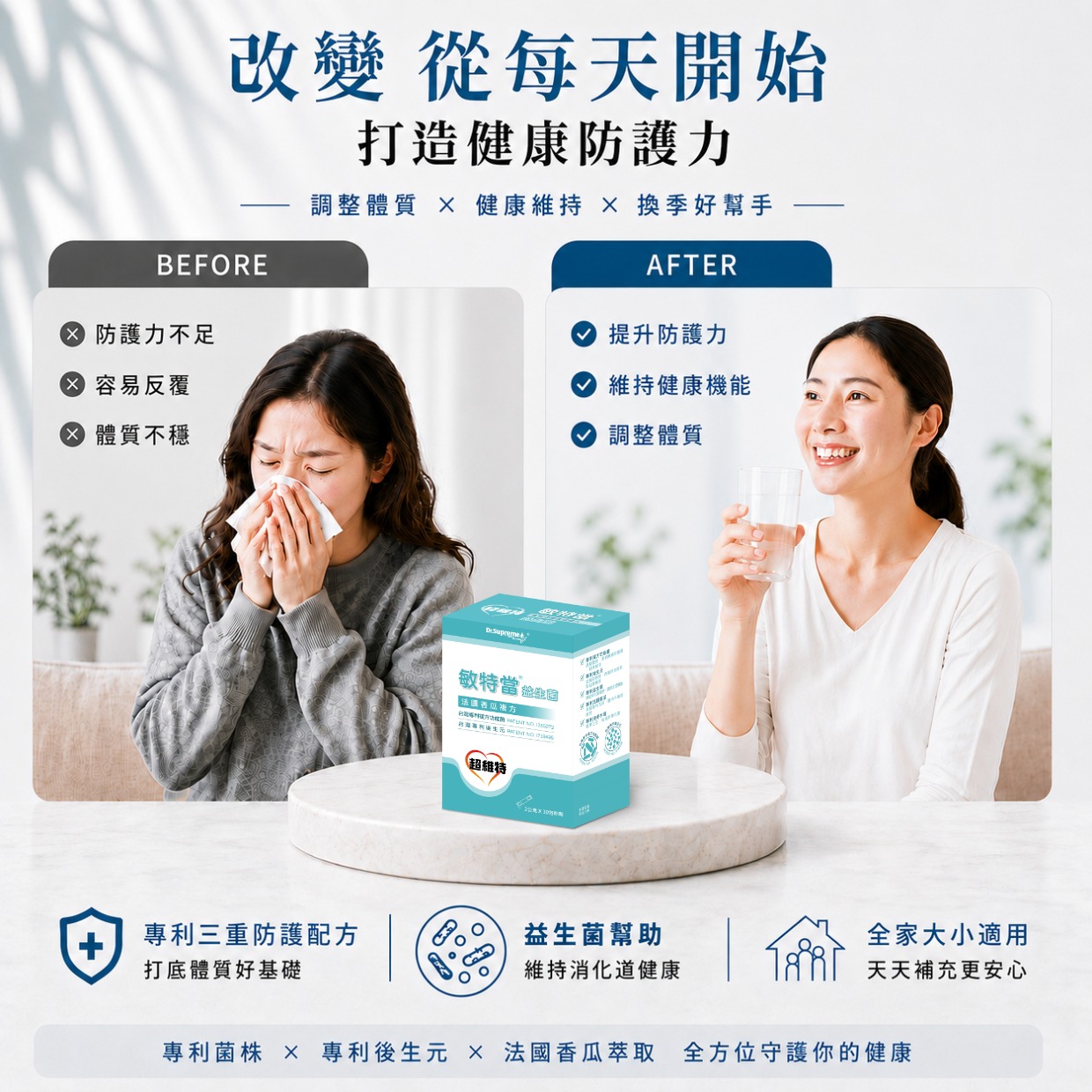 敏特當<sup>®</sup> 法國香瓜複方益生菌